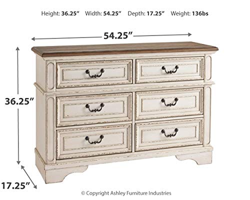 Realyn French Country 6-Drawer Youth Dresser