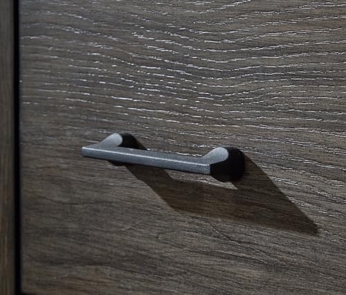 Montillan Casual Gray 6-Drawer Dresser for Bedroom