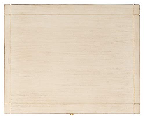 Antique White and Gold Yudi Nightstand