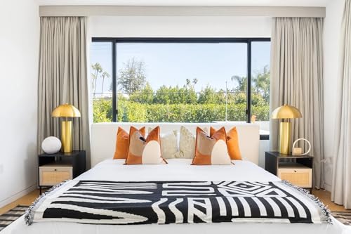 Mina Rattan Wood Accent Tables, Set of 2