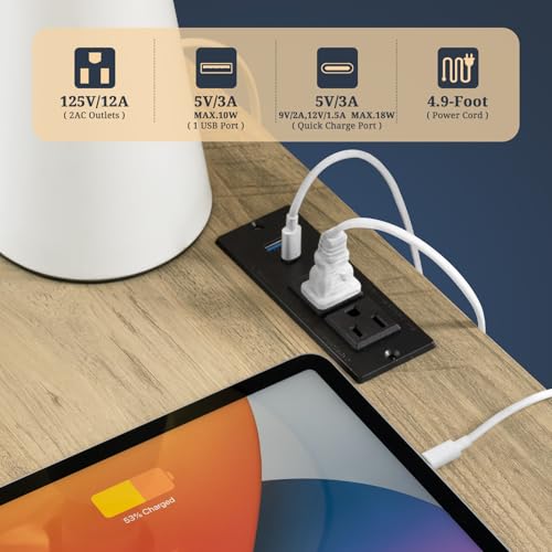 Sunwashed Ash Oak 2-Drawer Nightstand Set