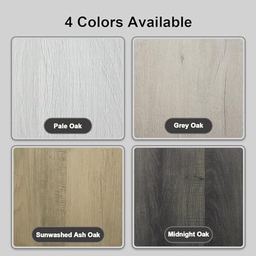 Sunwashed Ash Oak 2-Drawer Nightstand Set