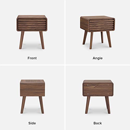 Mopio Ensley Mid Century Nightstand Set of 2