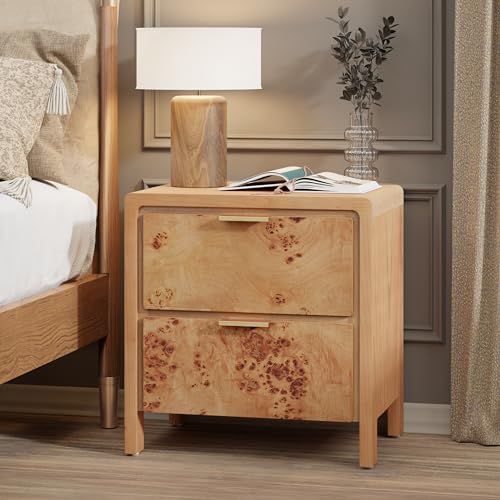 Farmhouse Nightstand Set of 2 - Rustic Design