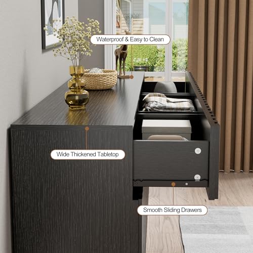 Modern 9-Drawer Dresser and Nightstand Set