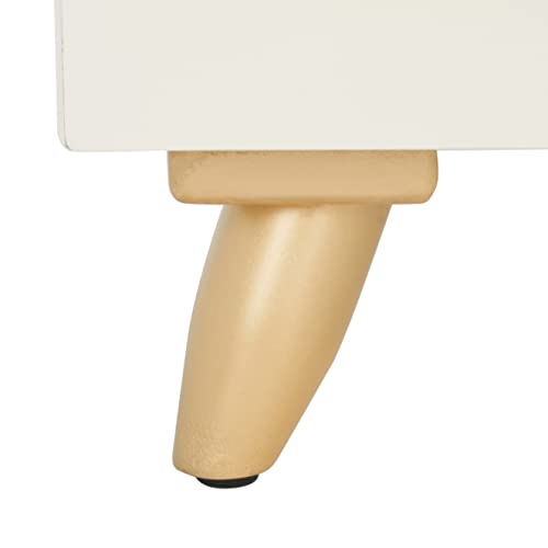 Safavieh White and Gold Chest for Home Decor