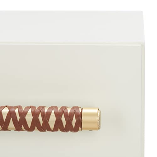 Safavieh White and Gold Chest for Home Decor