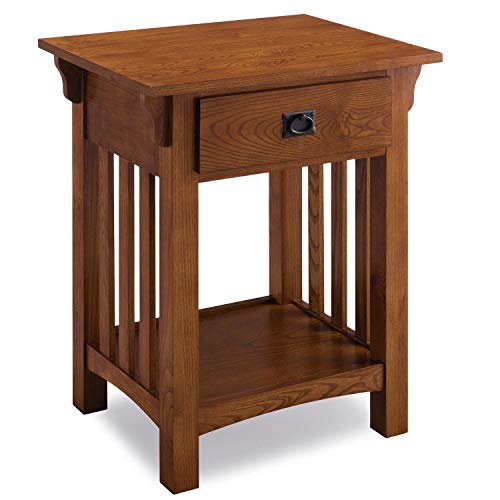 Modern Wood End Table with Drawer