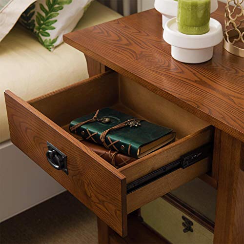 Modern Wood End Table with Drawer