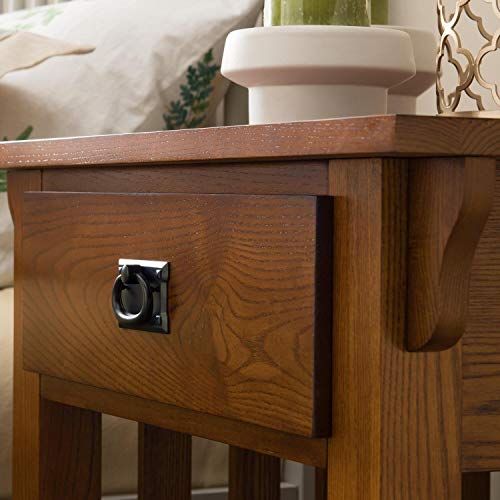 Modern Wood End Table with Drawer