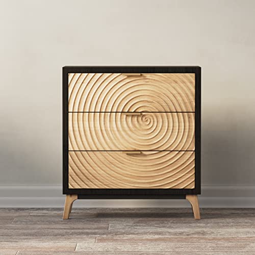 Farmhouse 3-Drawer Dresser Set with Nightstand