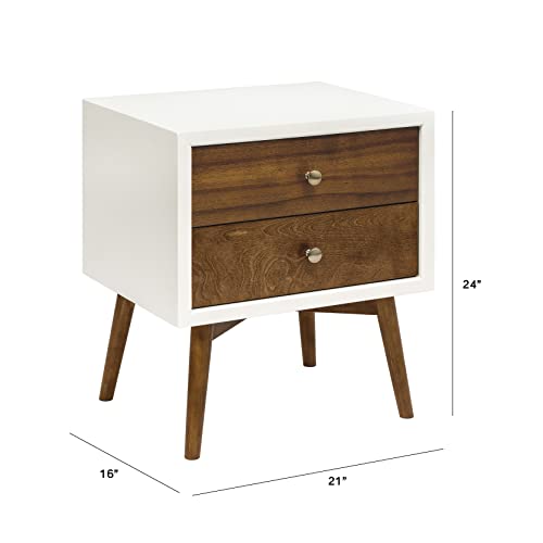 Babyletto Palma Mid-Century Nightstand with USB