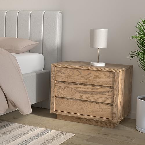 Holt Brown 3-Drawer Nightstand by Safavieh Couture
