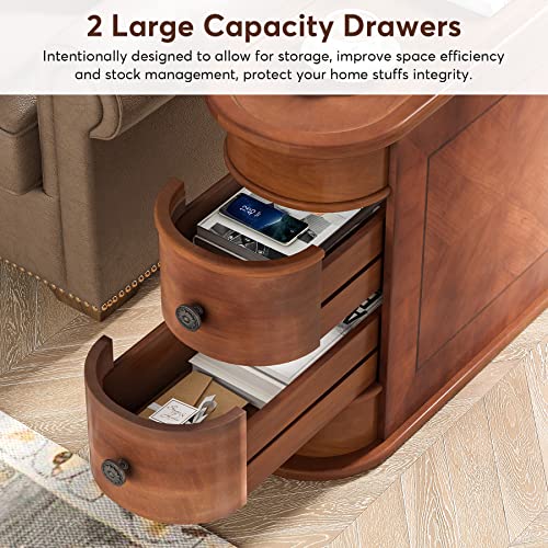 LITTLE TREE Set of 2 Wood End Tables