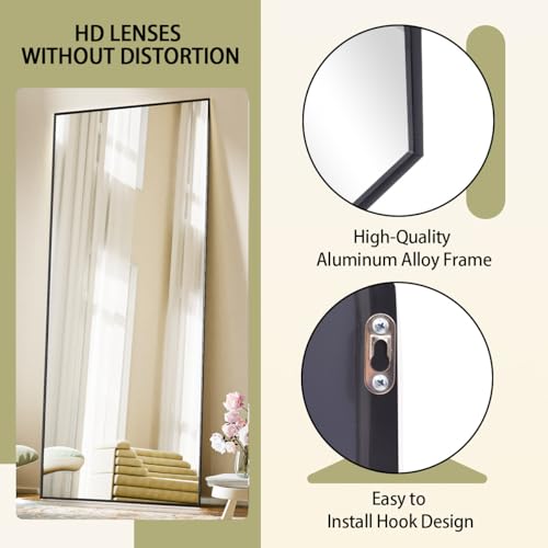 BEAUTYPEAK 71x28 Full Length Standing Mirror