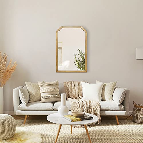 Rustic Wood Framed Bathroom Wall Mirror 24"x36