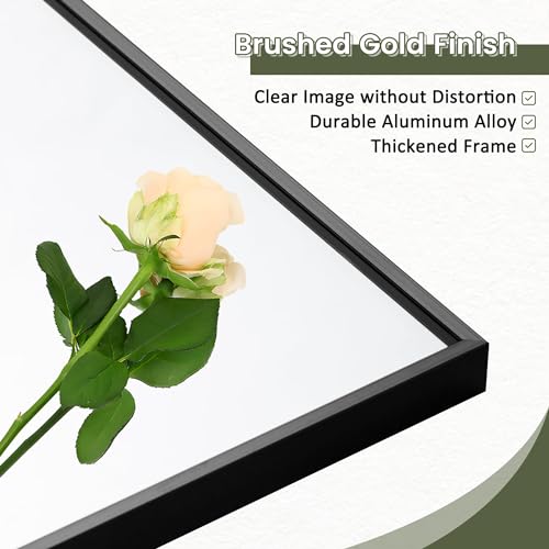 Full Length Floor Mirror with Stand, Black