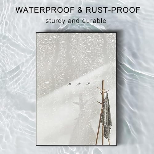 Modern Black Rectangular Wall Mirror 30"x36