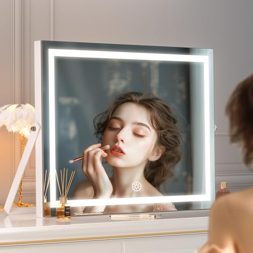LED Vanity Mirror with Touch Control and 10X Magnification