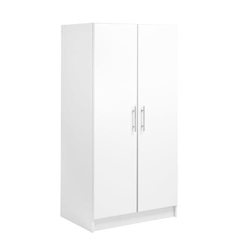 Prepac Elite White Wardrobe - 81.3 x 88.9 cm