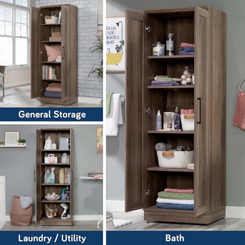 Sauder HomePlus Storage Cabinet/ pantry cabinets, Salt Oak finish
