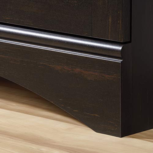 Sauder Harbor View Storage Pantry Cabinet, L: 35.43" x W: 16.73" x H: 61.02", Antiqued Paint finish