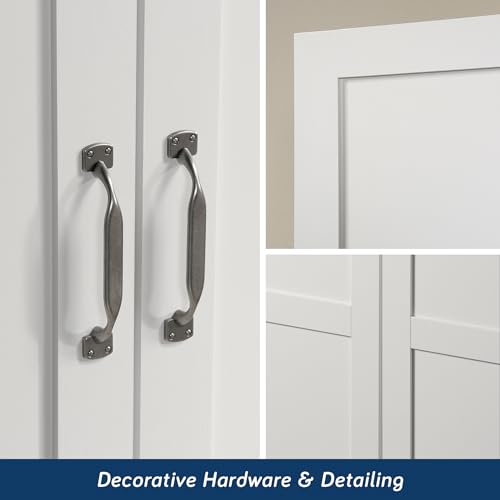 Sauder Select Storage Cabinet/ Pantry cabinets, White finish