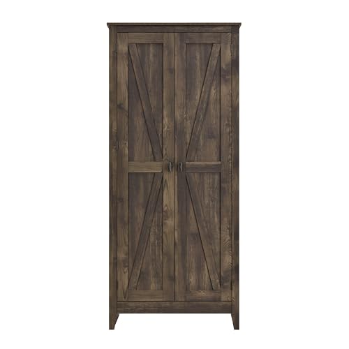 SystemBuild Evolution Farmington 32" Storage Cabinet in Brown