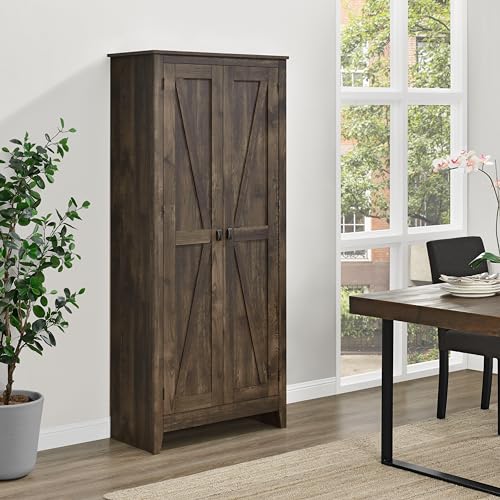 SystemBuild Evolution Farmington 32" Storage Cabinet in Brown