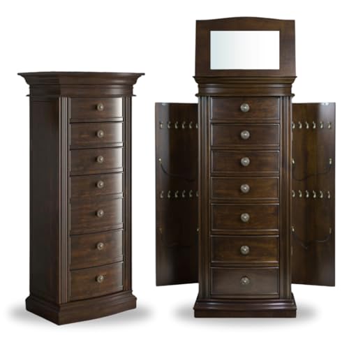 Hives and Honey Luke Jewelry Armoire, Walnut