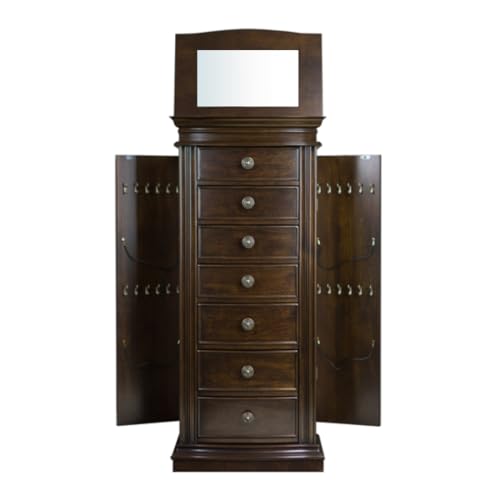 Hives and Honey Luke Jewelry Armoire, Walnut