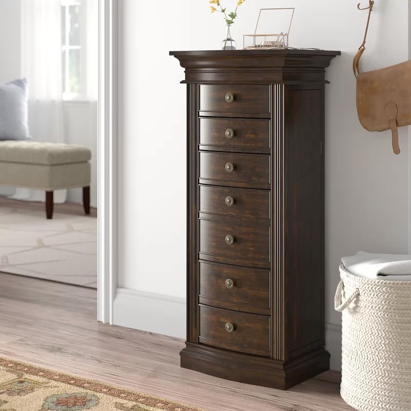 Hives and Honey Luke Jewelry Armoire, Walnut