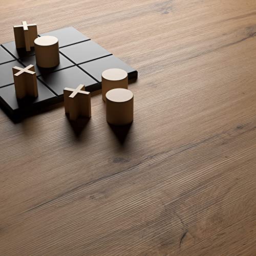 Mobili Fiver, First Extendable Table, 47,2(77,6) x31,5 in, Rustic Oak, for 6-8 people, Expandable Dining Table for Kitchen, Living room, Italian Furniture