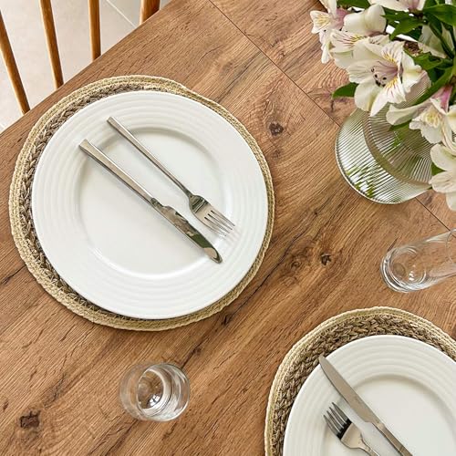 Mobili Fiver, First Extendable Table, 47,2(77,6) x31,5 in, Rustic Oak, for 6-8 people, Expandable Dining Table for Kitchen, Living room, Italian Furniture