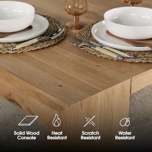 Transformer Table Dining Set Table + Bench (Natural)