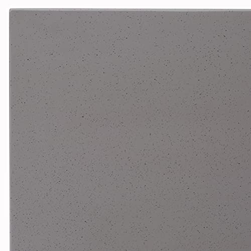 East West Furniture V697MZ650-9 9 Piece Kitchen Table Set Includes a Rectangle Dining Table with V-Legs and 8 Dark Gotham Grey Linen Fabric Parson Dining Chairs, 40x72 Inch, Multi-Color