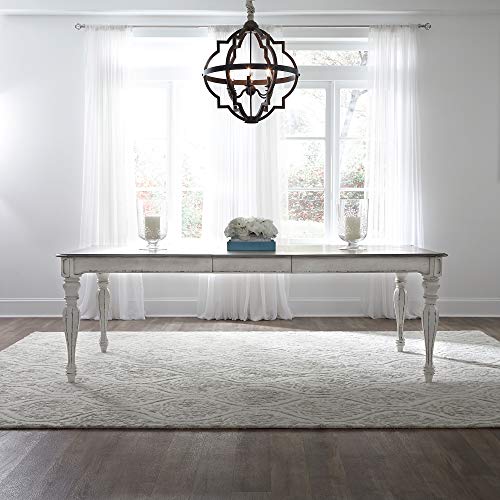 Liberty Furniture Industries Magnolia Manor 7 Piece Rectangular Table Set, W90 x D44 x H30, White