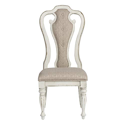 Liberty Furniture INDUSTRIES Magnolia Manor Opt 5 Piece Pedestal Table Set, W0 x D0 x H0, Antique White