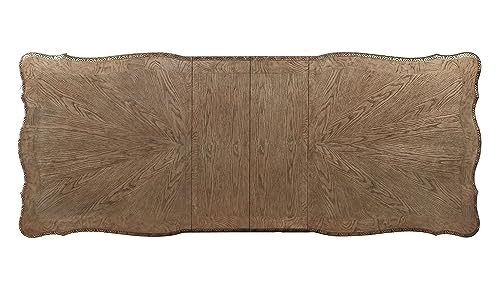 Kitchen Furniture Set 11pc Formal Dining Table Set Include 1 Dining Table, 8 Side Chairs and 2 Arm Chairs, Set for 10 (Vintage Oak)