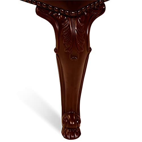 Furniture of America Ramsaran Wood 7-Piece Dining Table Set in Brown Cherry