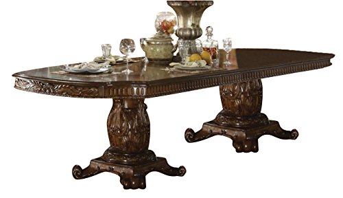 Acme Vendome Casual Dining Room Set with Dining Table, Side Chair and Arm Chair