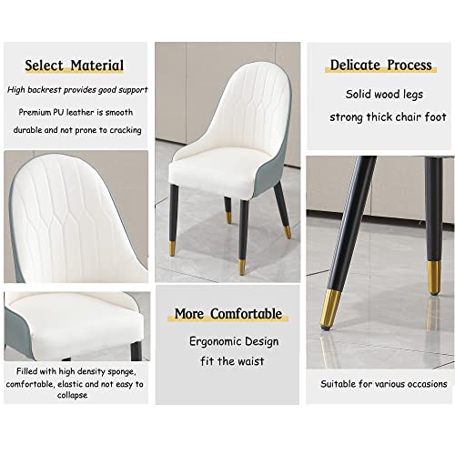 9-Piece Kitchen Dining Table Set, 59" Round Sintered Stone Table with 31.5" Lazy Susan, 8 Solid Wood with Metal Frame Upholstered Chairs