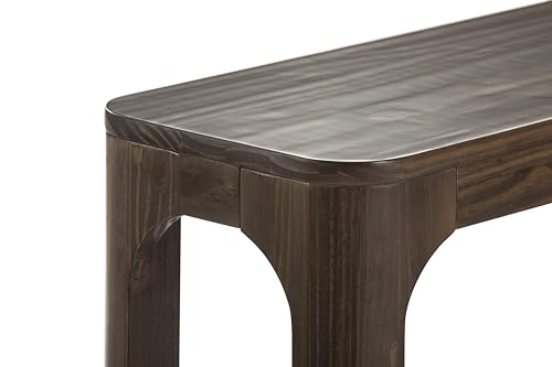 Forma Solid Wood Console Table - Walnut Finish