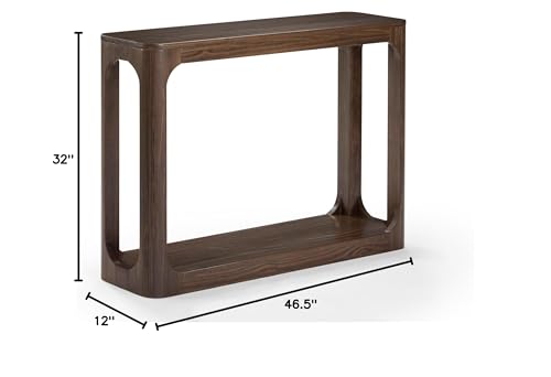 Forma Solid Wood Console Table - Walnut Finish