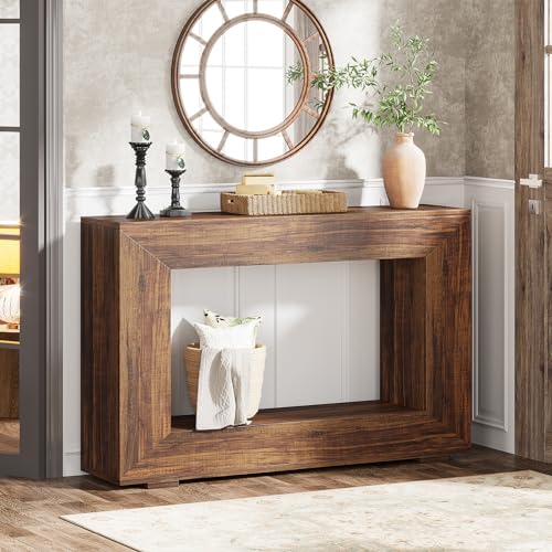Tribesigns 47" Farmhouse Console Table with Storage