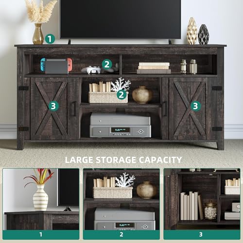 YITAHOME Farmhouse TV Stand for 65-Inch TVs