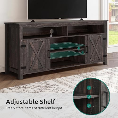 YITAHOME Farmhouse TV Stand for 65-Inch TVs