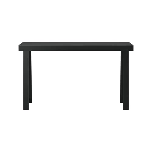 Solid Wood Console Table - 56 Inch, Black