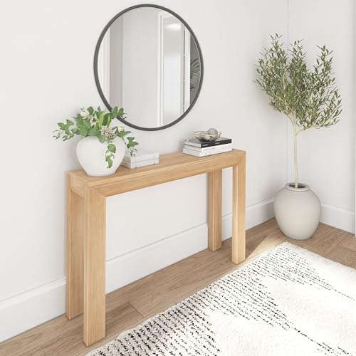 Modern Solid Wood Console Table - 46.25 Inch