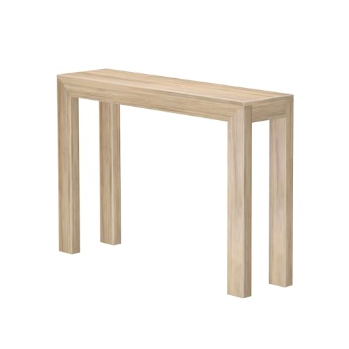 Modern Solid Wood Console Table - 46.25 Inch